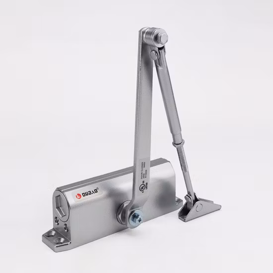 Building Door Hardware Fittings Security Aluminium Automatic Adjustable Door Control Fire Rated Door Closer for 15-30kg Door