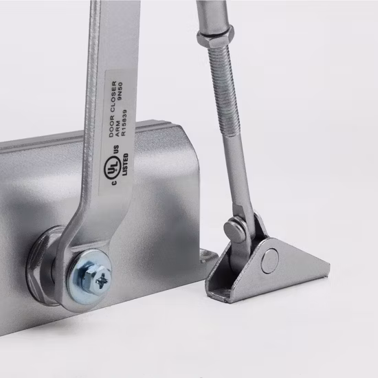 Building Door Hardware Fittings Security Aluminium Automatic Adjustable Door Control Fire Rated Door Closer for 15-30kg Door
