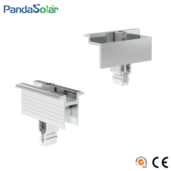 도매 제조 업체 태양 전지 패널 클램프 블랙 알루미늄 태양 급속 클램프